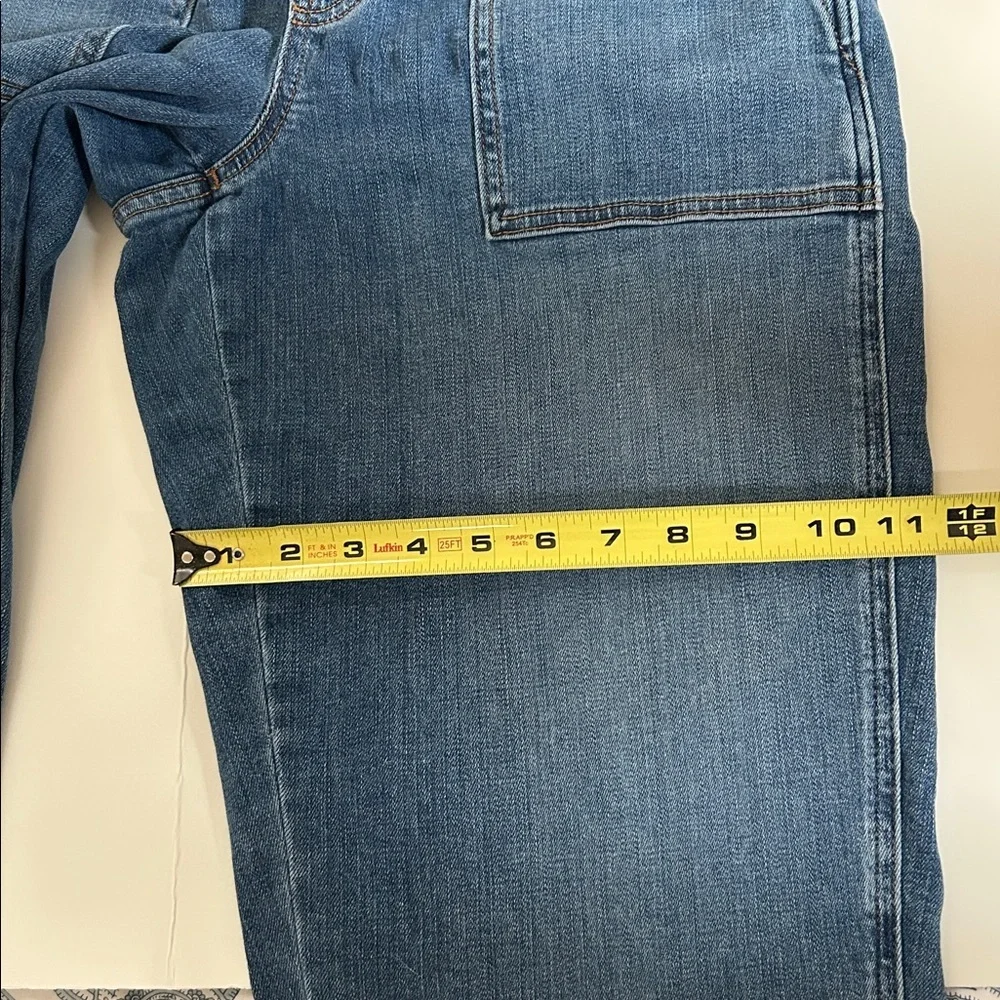 Madewell High Rise Pull-On Relaxed Crop Jeans